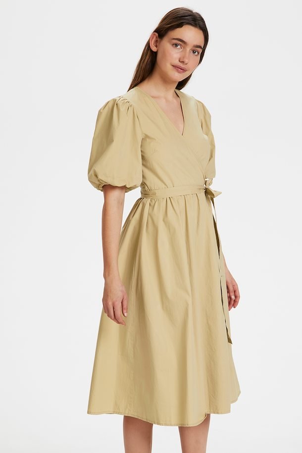 Beige BibiGZ wrap dress - Stilshoppen