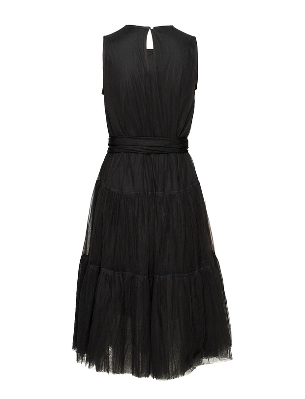 Black Peplum tulle dress - Stilshoppen