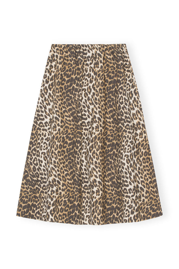 Leo Printed Cotton Maxi skirt - Stilshoppen