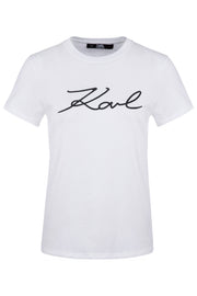 Hvit Karl Lagerfeld t-shirt