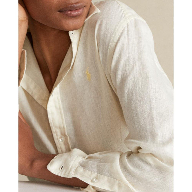 Creamgul  Relaxed linen shirt