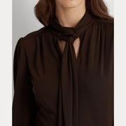 Brun Zaihab long sleeve blouse - Stilshoppen