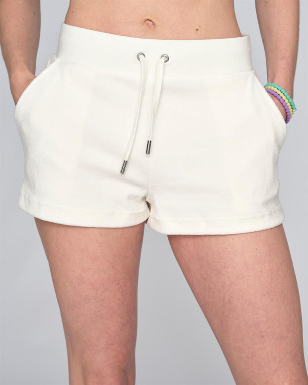 Hvit Cotton Rich Eve short - Stilshoppen