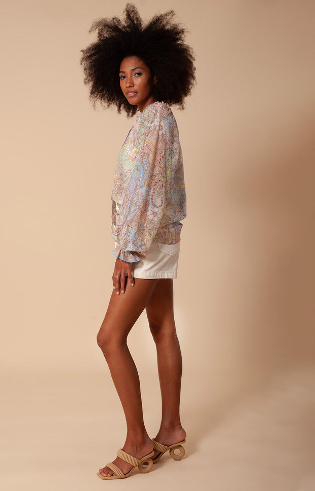 Beige Finualla Blouse - Stilshoppen