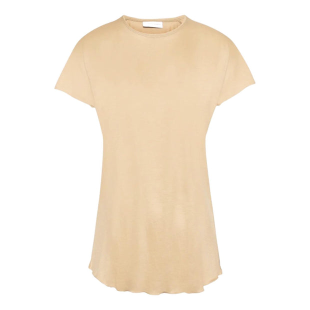 Beige Tencel Tee-Shirt - Stilshoppen