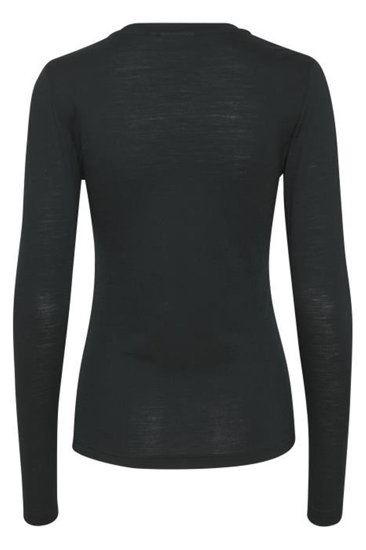 Sort SividaGZ wool tee