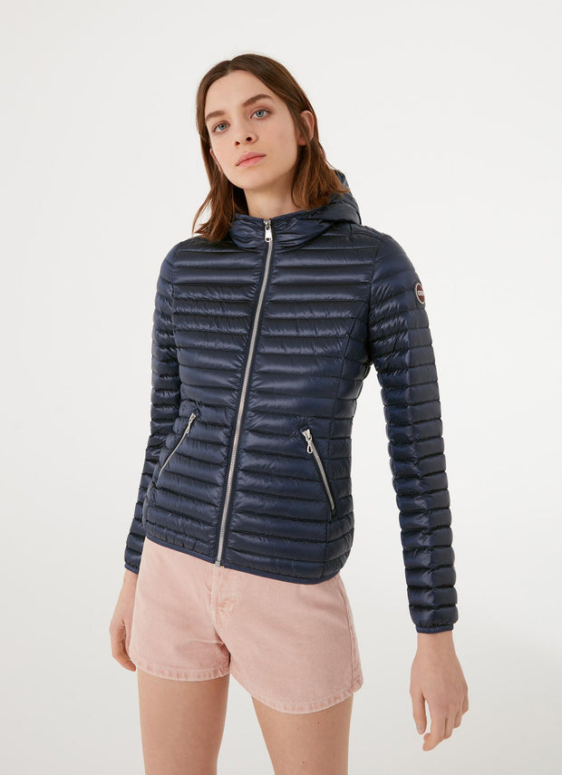 marineblå Ladies Down Jacket - Stilshoppen