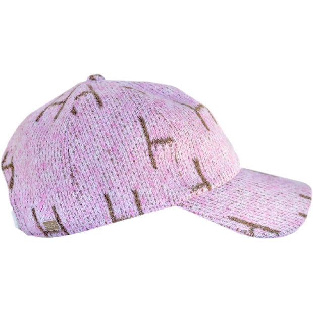 Rosa Hest Caps - Stilshoppen