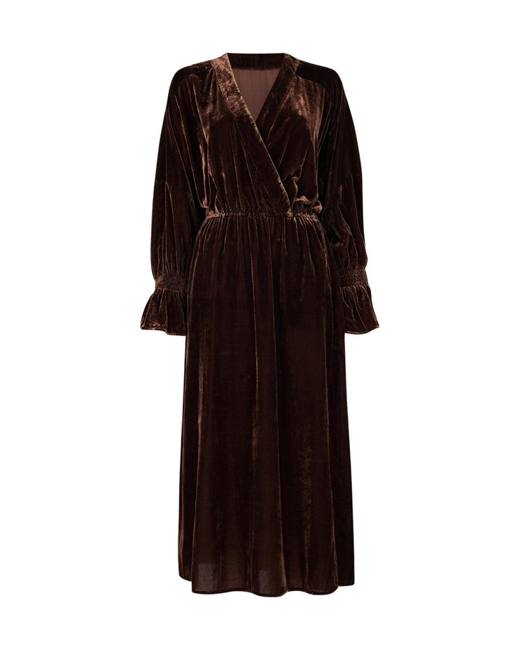 Brown Ragnhild Long Dress