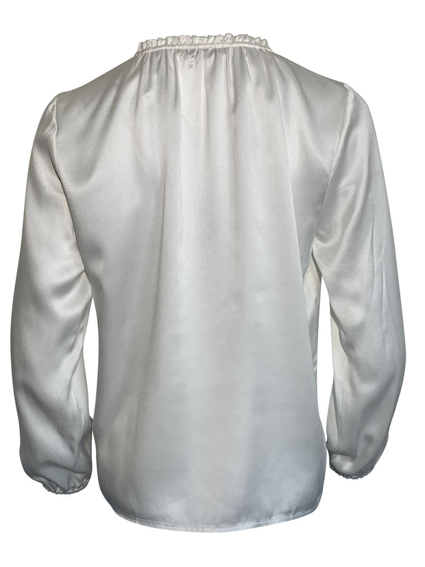 Offwhite Blouse silk - Stilshoppen