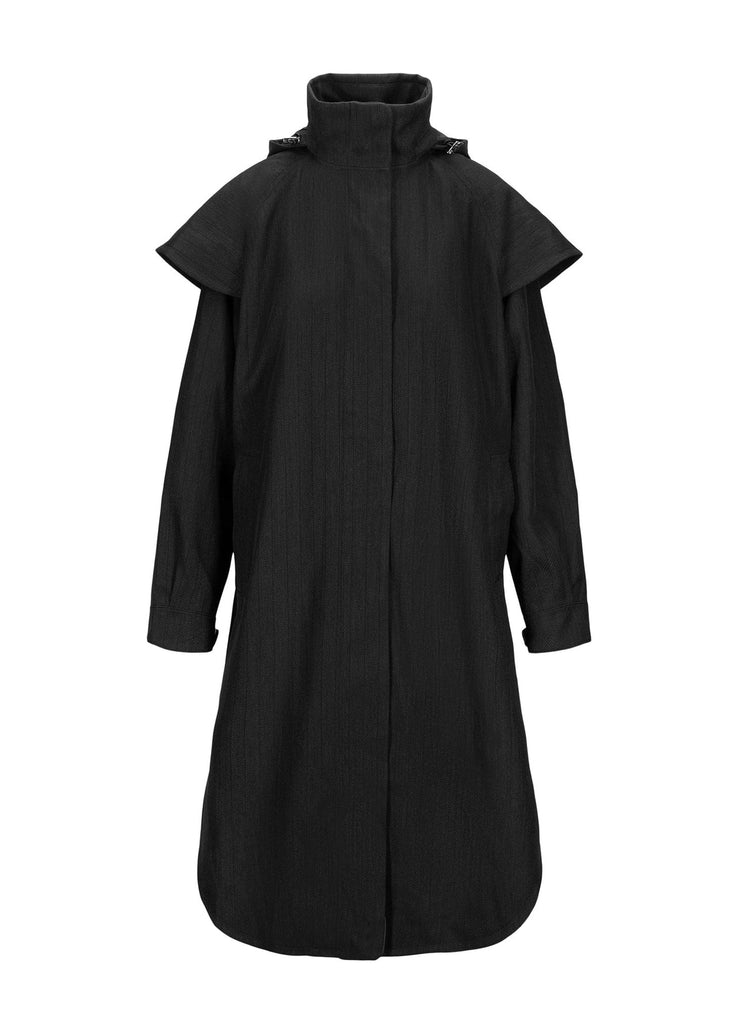 Black Tweed Tyfon Coat