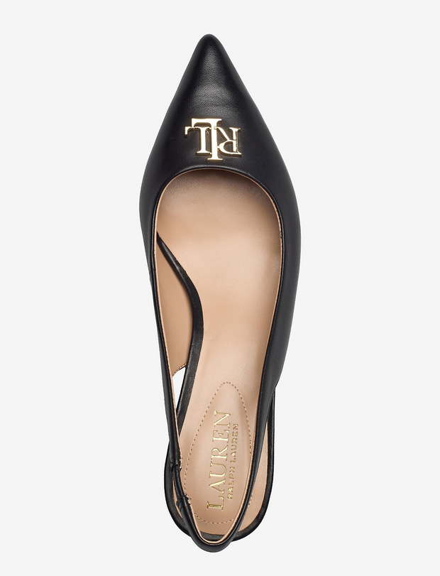 Sorte Loxdale pumps slingback - Stilshoppen