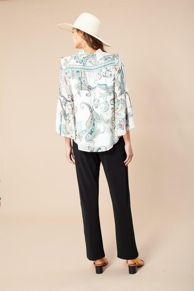 Offwhite Blouse W beading - Stilshoppen