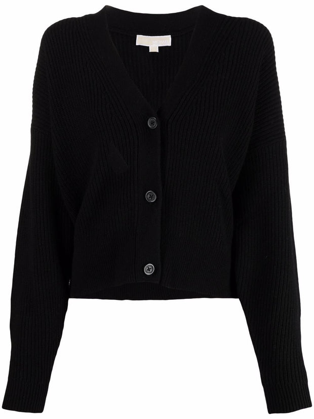 Black Eco Cashmere Boxy Cardigan - Stilshoppen