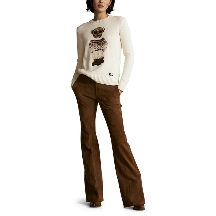 Cream Long sleeve sweater