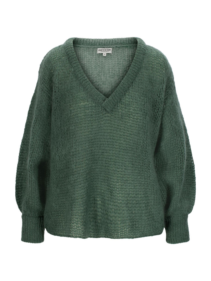 Grønn Abby Sweater