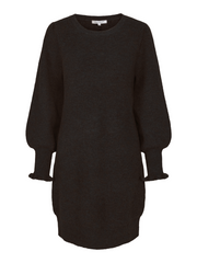Black Mohair Knitted Dress