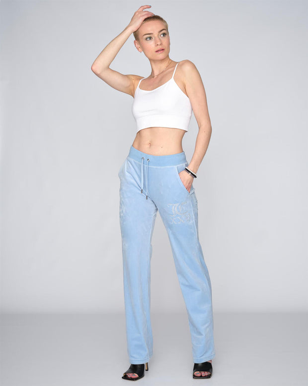 Powder Blue Numeral Del Ray pants - Stilshoppen