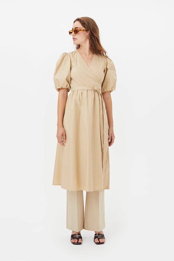 Beige BibiGZ wrap dress - Stilshoppen