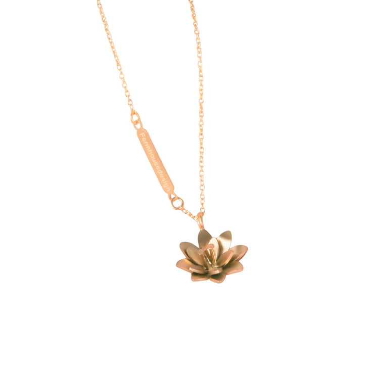 Gull Lotus necklace