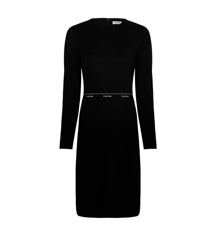 Sort Recycled Milano LS Dress