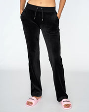 Black Del Ray Diamante Track Pant