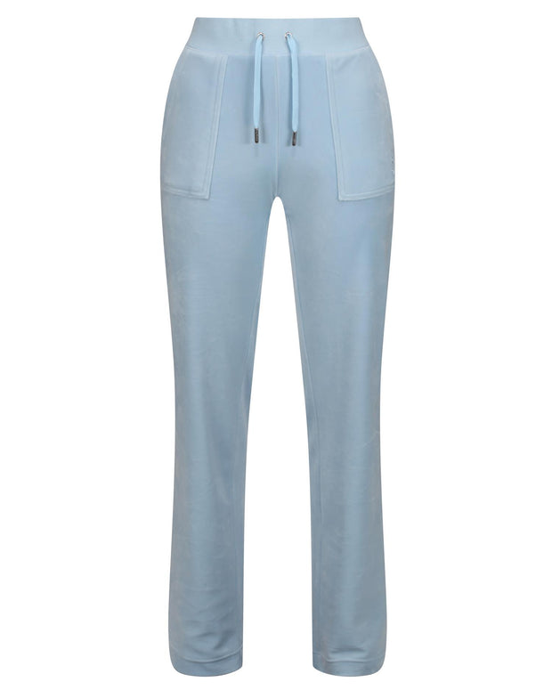 Cool Blue Del Ray Classic Velour Pant Pocket - Stilshoppen