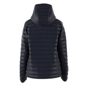 Blå W Down Line Hood Jacket - Stilshoppen