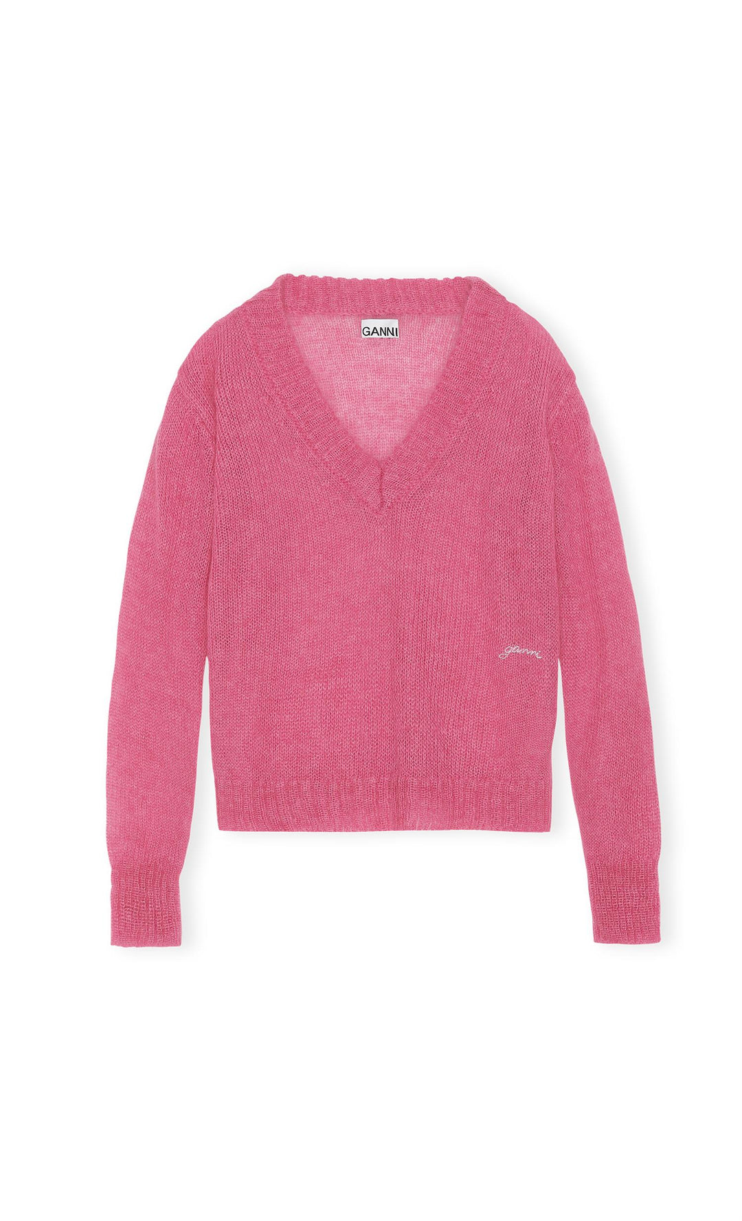 Shocking Pink Open Mohair Genser Stilshoppen