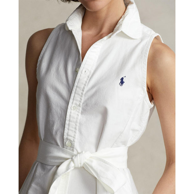 Hvit Oxford Dress - Stilshoppen