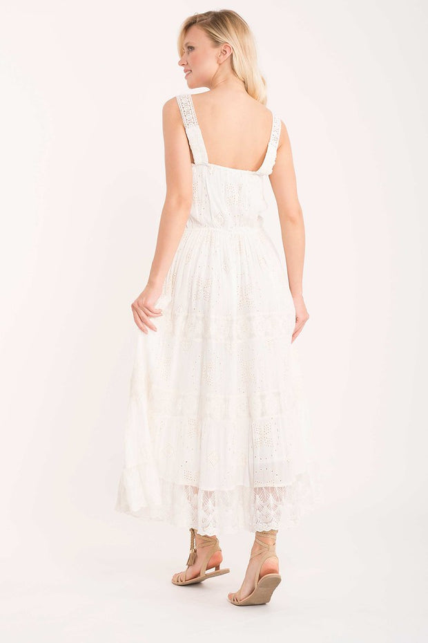 Offwhite Lia Strappy Maxi dress - Stilshoppen