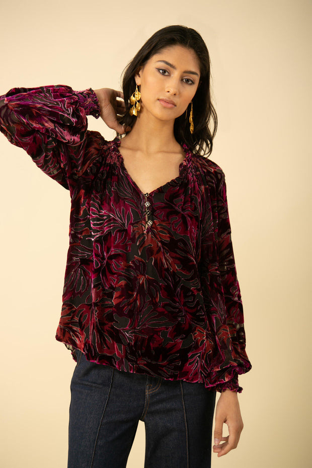 Raspberry Nova Blouse