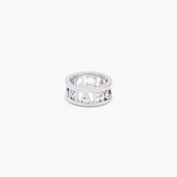 Sølv Logo Metal Ring - Stilshoppen