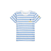 Blue/White STRP PLO PLT T-shirt
