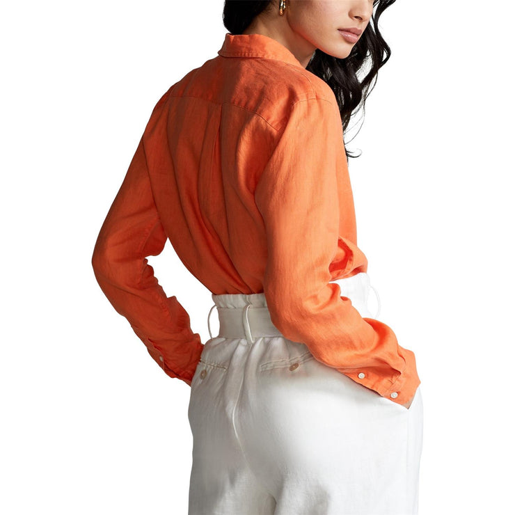 Orange Relaxed Long sleeve shirt