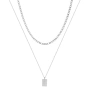 Sølv Terry double chain necklace