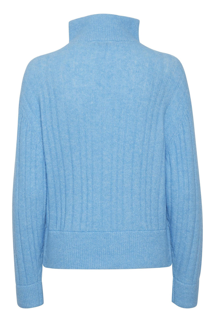 Blå AlphaGZ zipper pullover