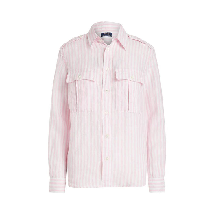 Pink/white skjorte