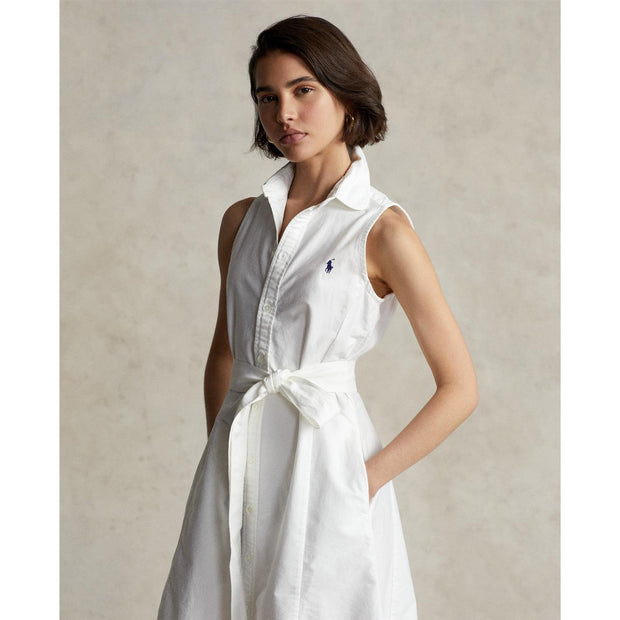 Hvit Oxford Dress - Stilshoppen