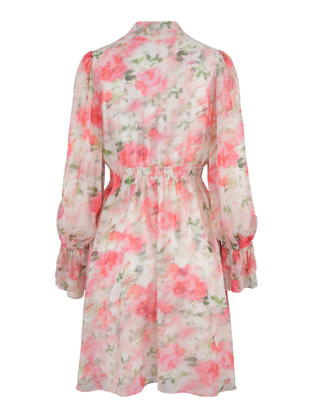 Flower Chiffon Flower Dress - Stilshoppen