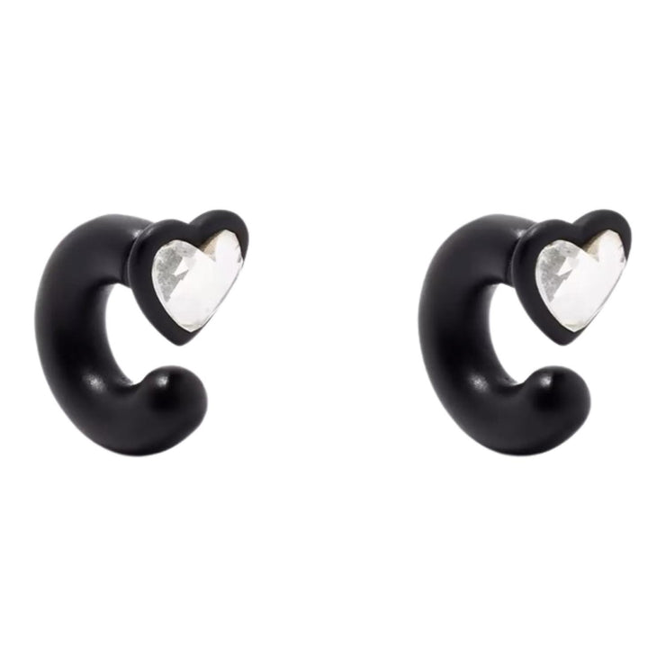 Sorte Heart DTM Hoop Earrings