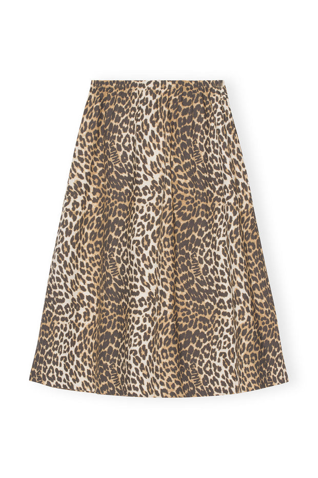 Leo Printed Cotton Maxi skirt - Stilshoppen