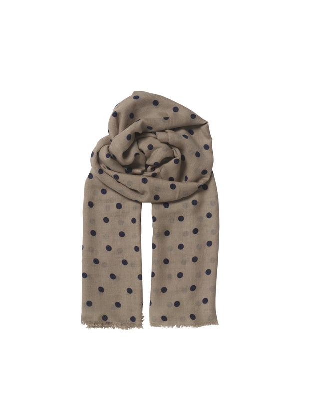 Beige Doley Siw scarf - Stilshoppen