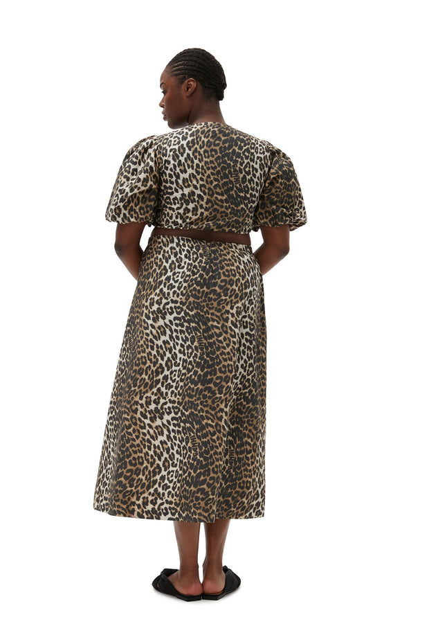 Leo Printed Cotton Maxi skirt - Stilshoppen