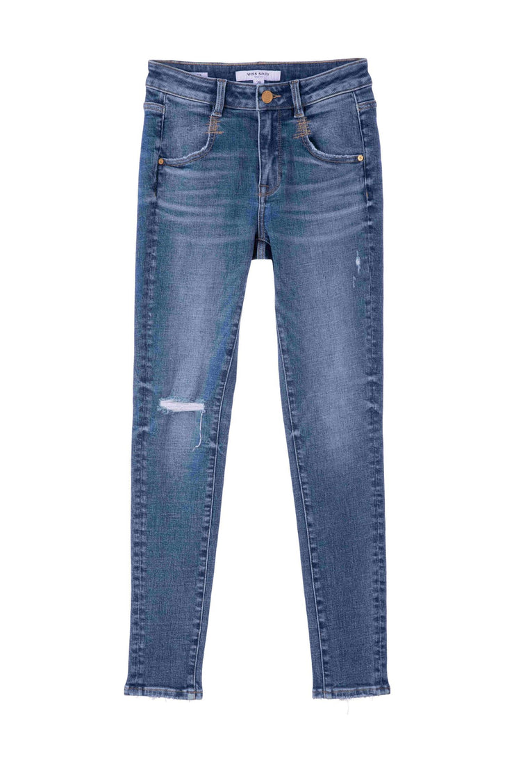 Blå Denim Jeans