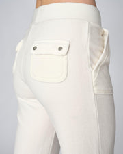 Hvite Cotton Rich Del Ray Pocket - Stilshoppen