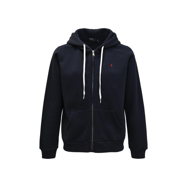 Navy PRL FZ-Long Sleeve Sweatshirt - Stilshoppen