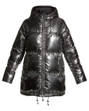 Sort/sølv MK Foil reversibel jacket