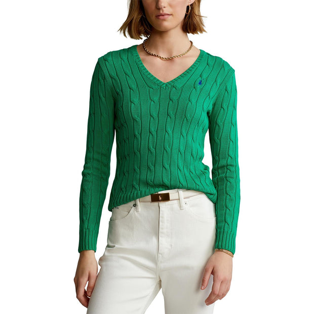 Preppy Green/Royal Kimberly Classic Sweater - Stilshoppen