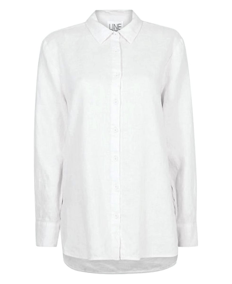 Hvit Drew linen shirt